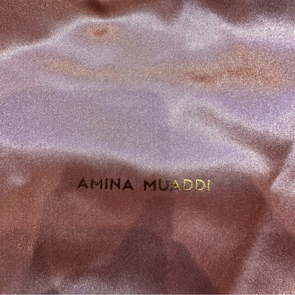 Amina Muaddi Tina Crystal Charm Sandal | SLIGHTLY USED - Picture 6 of 9